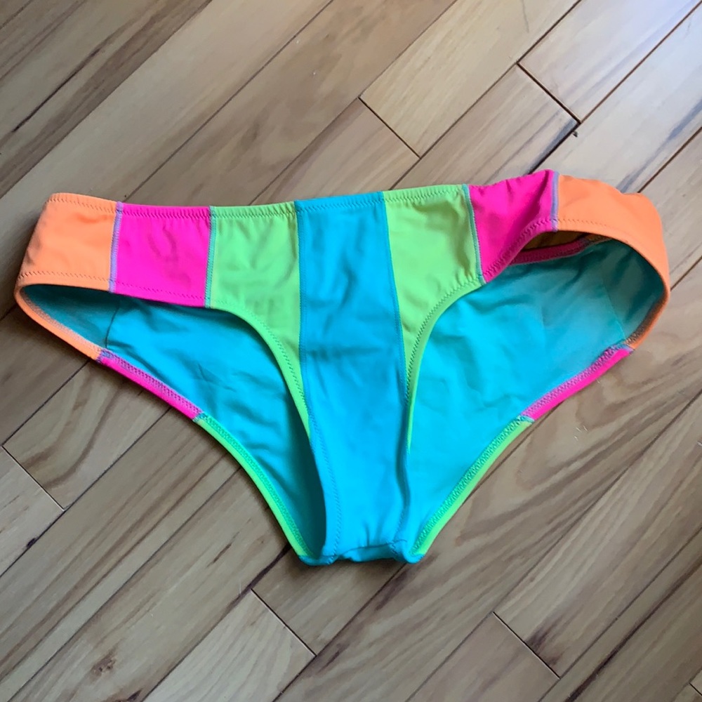 Neon bikini bottoms